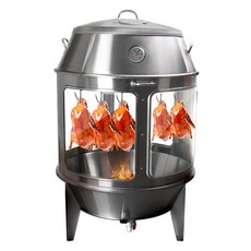 훈제 항아리바베큐 치킨 가마솥 화덕 바베큐통 훈연기, 500mm, 1개