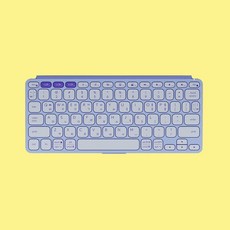 [국내정품] 로지텍 KEYS-TO-GO 2 휴대용 무선 블루투스 키보드 / 다용도 에코백 증정 라일락 키즈투고2 제조사축 상품 이미지