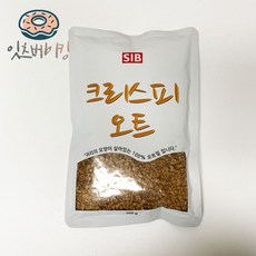 크리스피 오트 (500g) 귀리 오트밀 그릭 요거트 토핑, 1개, 500g