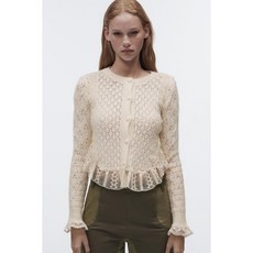 ZARA 자라 레이스 니트 가디건 4331/010