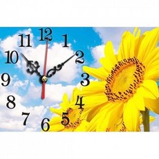 해바라기시계십자수