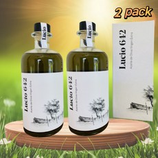 텐트 밖은 유럽 루시오 엑스트라 버진 올리브 오일 500ml x 2병 최고급, 2개