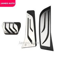 자동차 페달 커버 BMW F30 F31 316i 318d 320i 328i 335i F20 F21 1 2 3 시리즈 브레이크 액셀 연료 발받침 페달 RHD, 1) 3Pcs AT With Rest, 없음