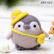 아트조이 DIY 양모펠트 키트 유치원 펭귄