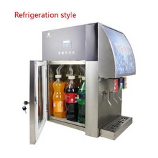 냉동 콜라 자판기 음료 3 가지 맛 220V, [02] 220V, [01] 세 항아리, [01] 라이트 그레이, 없음
