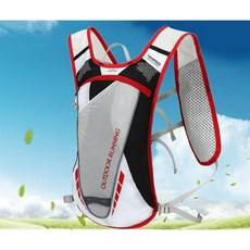 프로 마라톤 트레일 러닝 남녀 초경량 하이킹 배낭 물 주머니 사이클링 투 숄더 아웃 도어 스포츠 용품, A  블랙