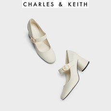 CHARLES&KEITH 찰스앤키스 실린드리컬 블록 힐 메리 제인 구두