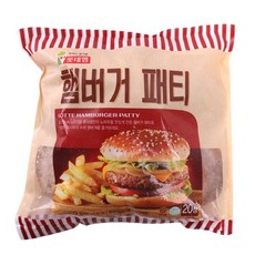 [메가마트]롯데 햄버거 패티 1.1kg, 1개
