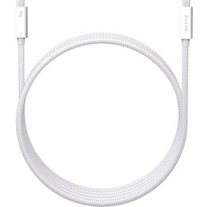 레이저 썬더볼트 4 케이블 2.0m 6.56ft 초당 최대 40기가비트 8K 해상도 100W 충전 Windows PC Mac Thunderbolt 3 장치와 호환 Black, 블랙_0.8M, 1개