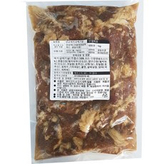 늘솜 돼지막창 과일숙성 식당용 도매 벌크제품 대용량 1kg 2kg, 늘솜 양념돼지갈매기살1kg, 1개