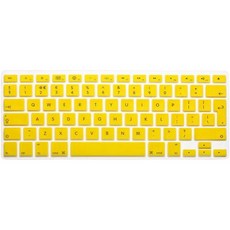 Se7enline Macbook 영문 편지 Silicone 키보드 커버 MacBook Air 13인치 및 MacBook Pro 13" 15" 17인치(망막 디스플레이 포함, 1, 단일옵션