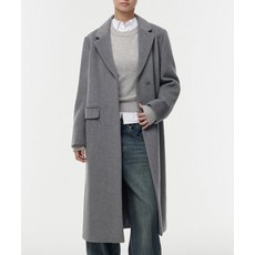 무신사 스탠다드 MUSINSA STANDARD WOMAN 우먼즈 캐시미어 블렌드 체스터 롱 코트 미디엄 그레이