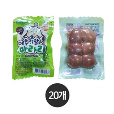 신제품 아라리 메추리알 6구 30g 염지란 무료배송, 20개