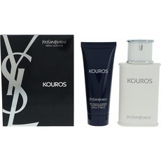 이브 생 로랑 쿠로스 남성 기프트 세트 (Eau De Toughte Spray Hair and Body Wash) : 쾰른 쿠오로스 : 뷰티, 1