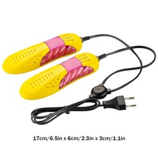 온풍기 접이식 신발 건조기 5W 제습 장치 UV 라이트 빠른 히터 USB 충전, 02 Yellow_01 CHINA_02 EU