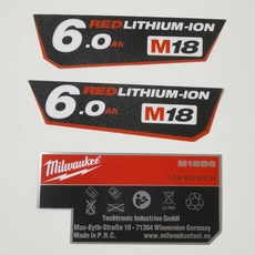 호환 밀워키용 6 코어 18650 배터리 키트 BMS 니켈 시트 48-11-2450 M12 RedLithium 출력 5.0A 6.0Ah 5.0 XC6.0 팩