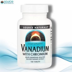 소스내츄럴스 크롬 크로뮴 바나듐 바나디움 180정 Vanadium, 1개