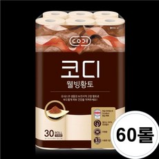 코디 황토 3겹 27m 30롤, 2개 - 코디세븐