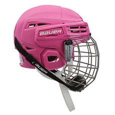 바우어 IMS5.0 주니어 성인 아이스하키 헬멧 보호장비, 핑크