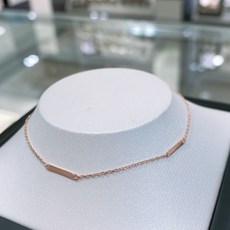 로이드 10K 14K 메모리 심플 한줄 팔찌 인천 뉴코아점