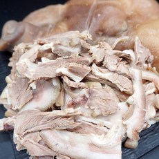  (퀸미트)국내산 삶은 돼지머리 슬라이스 2kg내외 / 머릿고기, 1개, 2000g 