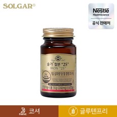 [공식] 솔가 철분 25 60캡슐 X 2개, 60정