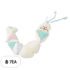 콤비 바스락 애벌레 인형, 혼합 색상, 7개