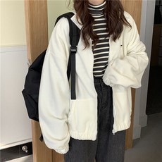 주디앤 여성 윈터 버니 후리스 점퍼