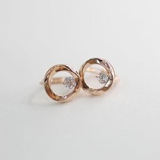 14k써클원터치귀걸이