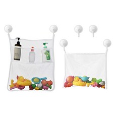 TTSAM Bath Toy Organizer Mesh Storage Organizer Ba TTSAM 목욕 토이 주최자 메쉬 스토리지 주최자 베이비 샤워 토이 욕조 그물 가방 어