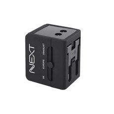 이지넷유비쿼터스 NEXT 005TC USB 2포트 해외여행용 멀티 플러그