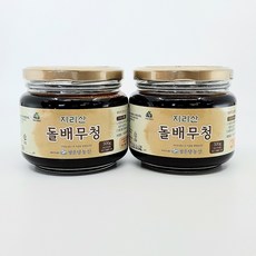 청운당농산 지리산 돌배무청 수제 무엿 무조청 배즙 무즙 농축액, 2개, 500g