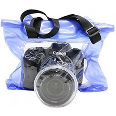 IDS DSLR SLR Camera Waterproof Bag Underwater Housing Case Pouch Bag for Canon Nikon etc.(Blue), One Color_One Size, One Color