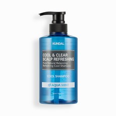 쿤달 리프레싱 쿨 샴푸 아쿠아민트향, 500ml, 2개