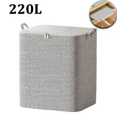 대용량 이불 보관 가방 뚜껑 지퍼 접이식 옷 상자 먼지 봉투 정리 30 110 150 220L, 6PCS, 6개