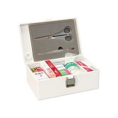 YJ_84845 + 구급상자 가정용구급함 +TWON#+ ABS 구급함(200X145X85mm) 응급처치구성품 8종 포함, 투앤쿠팡 1_abc