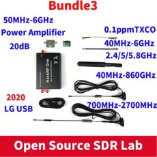 버전 하드웨어 HackRF One SDR 소프트웨어 라디오 메인보드 개발 보드 키트 1MHz 6GHz, 번들 3, 3) 번들 3