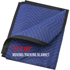 박서 72in x 80in 무빙 블랭킷 프로 가치 다용도 이사 포장 스크래치 방지 캠핑, 4, 1개