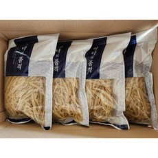 [오늘출발] 국산 명엽채 4kg (1kg 4팩/100인분) 업소용 초특가구성, 4개, 1kg
