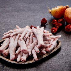 [맛난꼬꼬 닭발] 국내산 특수부위 뼈있는 닭발 1kg* 2개(손질된 닭발)