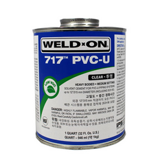 웰드온 717 PVC 본드 투명색 237ml, 투명 237ml, 1개