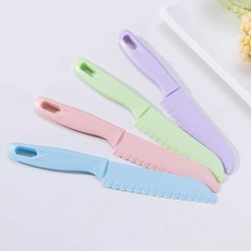 2 4 6개구성 무독성 어린이 안전칼 유아 칼 아동 소꿉놀이 아동칼 KC인증, 4개, 라이트블루