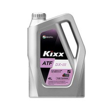 킥스 KIXX ATF DX-3 4L 4~5단 자동미션오일, Kixx ATF DX-III_4L, 1개