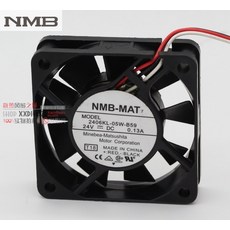 FANUC 시스템 팬 6015 2406KL-05W-B59 6cm 24V 0.13A 치 조절 공작계, [02] Fanuc 3Pin