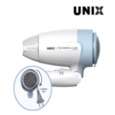 유닉스 가정용 접이식 냉풍 드라이기 UN-2895A 코드홀더 1600W