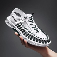 남성 SS 여름 캐주얼 샌들 슬리퍼 미끄럼 비치 신발