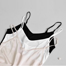 러브앤미 고급 실크인견캐미솔 실크나시 여름끈나시 이너웨어