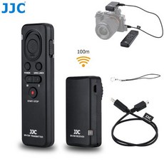 카메라호환 리모컨 셔터버튼 Sony A7IV A7III III A7SIII A7R V IV A6600 A6500 A6400 A6300 용 JJC RMT-VP1K 원격 제어 타이머
