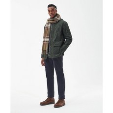 BARBOUR Torridon Plaid Scarf USC0359 Olive/Warm Ginger