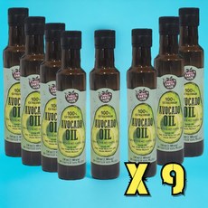 9병 세트 100프로 엑스트라 버진 아보카도오일 250ml x 9 (안전포장 최신제조), 9개